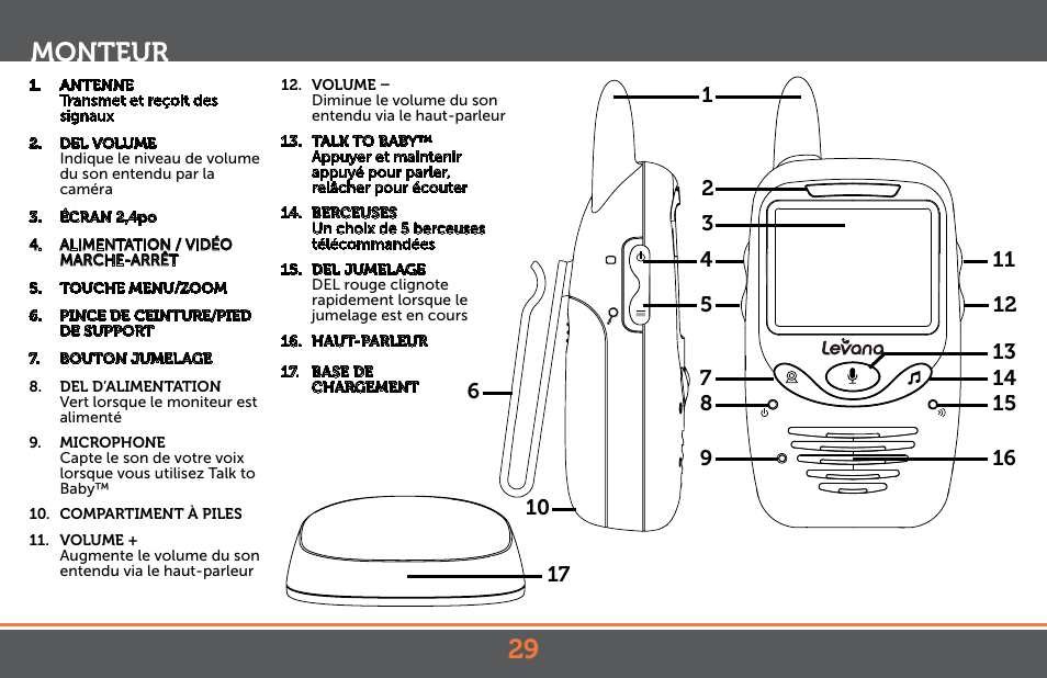 29 monteur | Levana Jena V2 Manual User Manual | Page 29 / 67