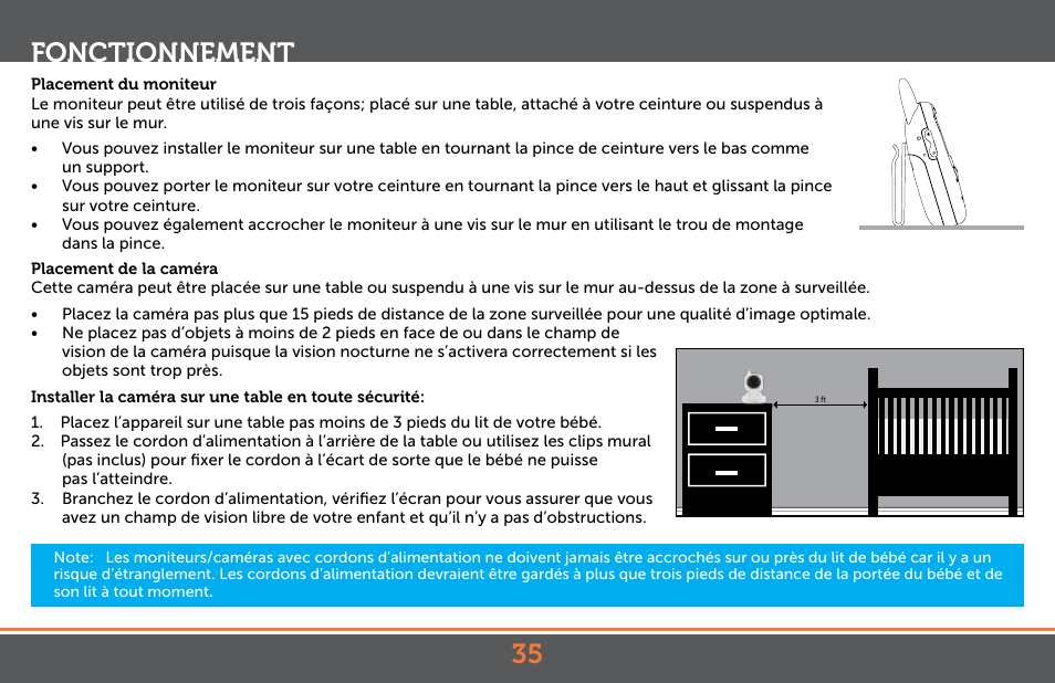 Fonctionnement | Levana Jena V2 Manual User Manual | Page 35 / 67