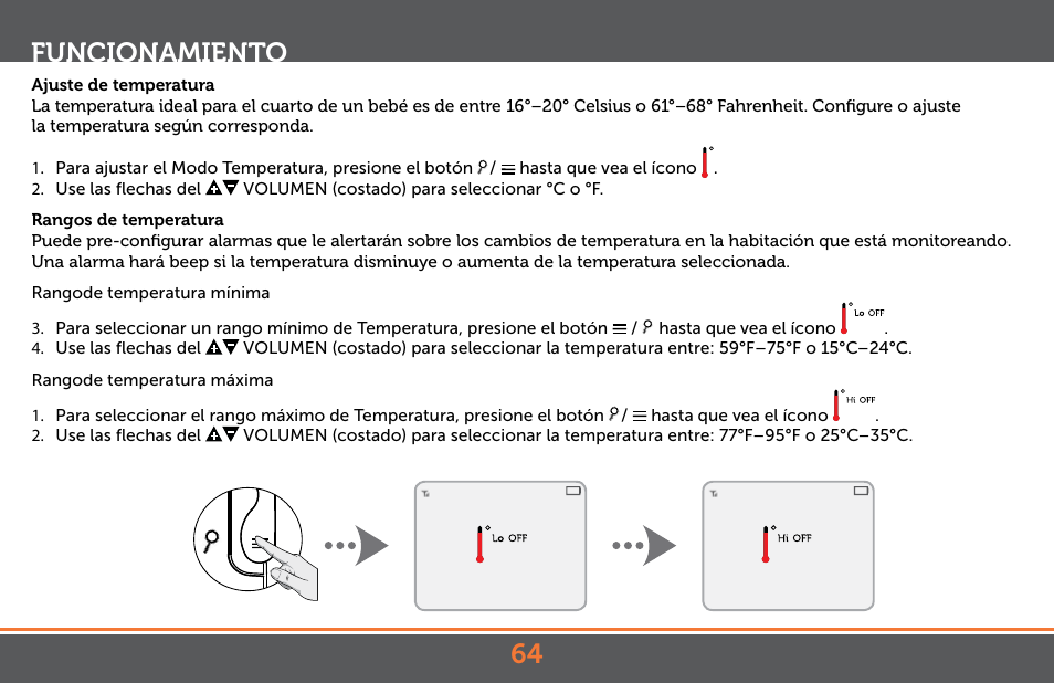 Funcionamiento | Levana Jena V2 Manual User Manual | Page 64 / 67