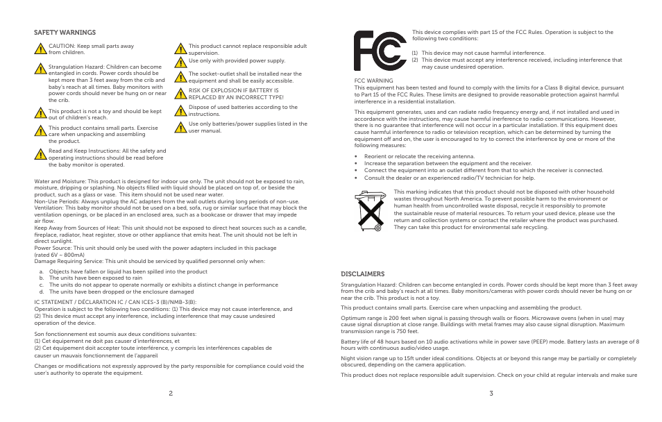 Levana Ayden User Manual | Page 2 / 28