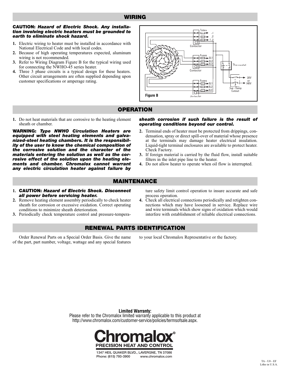Chromalox PE429-1 User Manual | Page 2 / 2