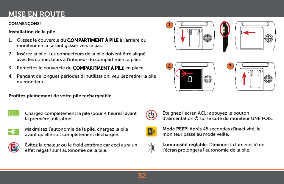 Mise en route | Levana Astra PTZ User Manual | Page 32 / 69