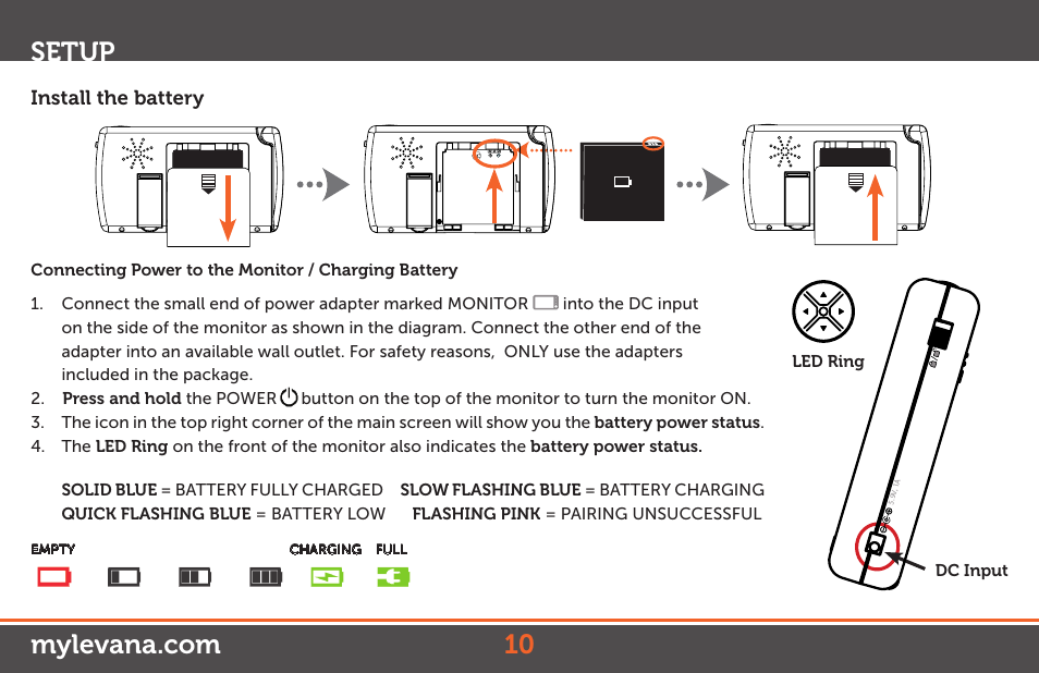 Levana Ovia Manual User Manual | Page 10 / 31