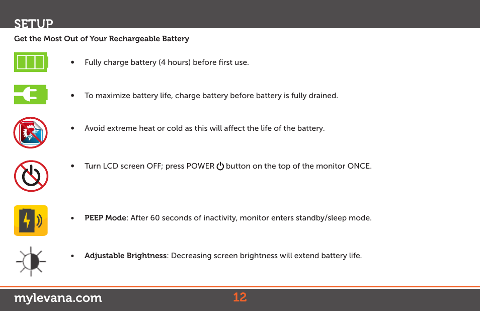 Levana Ovia Manual User Manual | Page 12 / 31