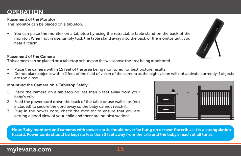 Levana Ovia Manual User Manual | Page 15 / 31