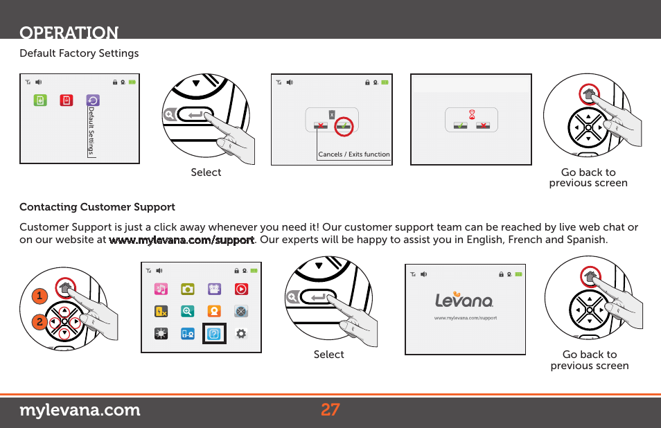 Levana Ovia Manual User Manual | Page 27 / 31