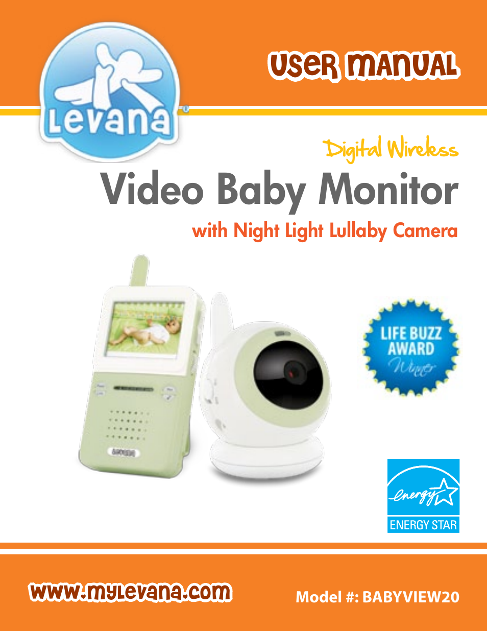 Levana BABYVIEW20 User Manual | 18 pages