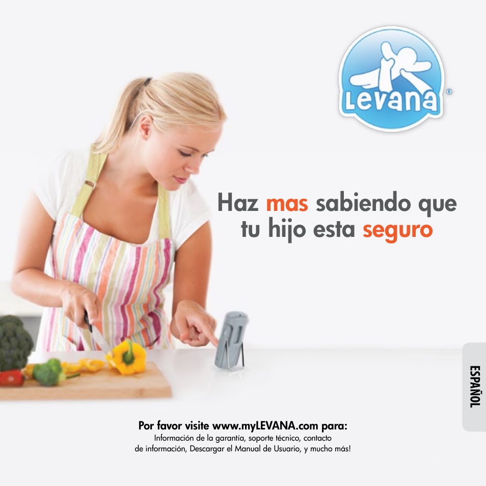 Haz mas sabiendo que tu hijo esta seguro | Levana ERA User Manual | Page 98 / 98