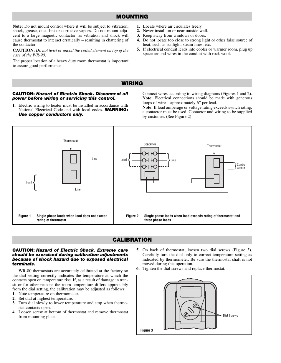 Mounting, Wiring calibration | Chromalox PK410-1 User Manual | Page 2 / 4