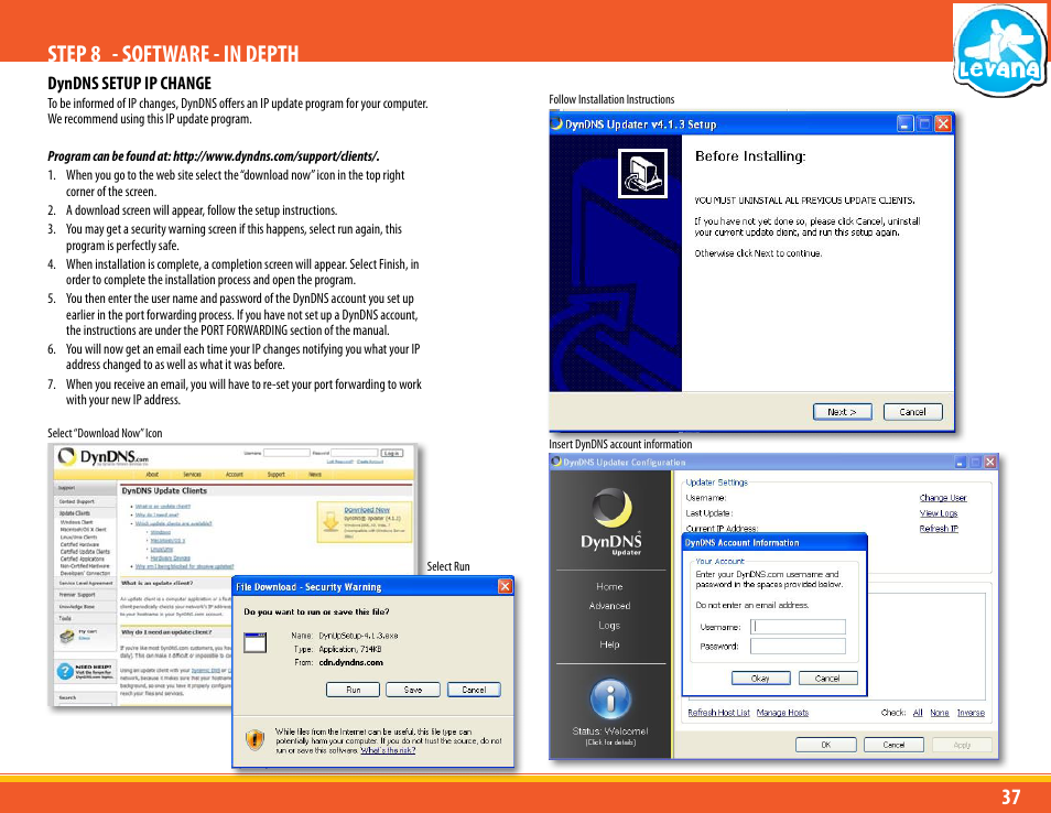 Step 8 - software - in depth | Levana LV-TW500 User Manual | Page 37 / 52