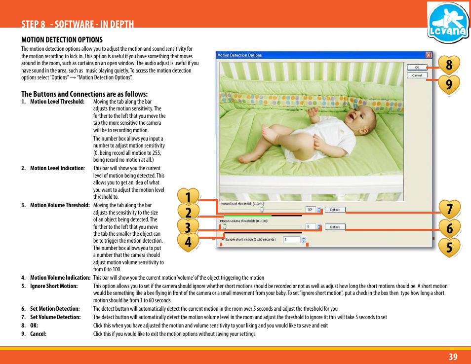 Step 8 - software - in depth | Levana LV-TW500 User Manual | Page 39 / 52