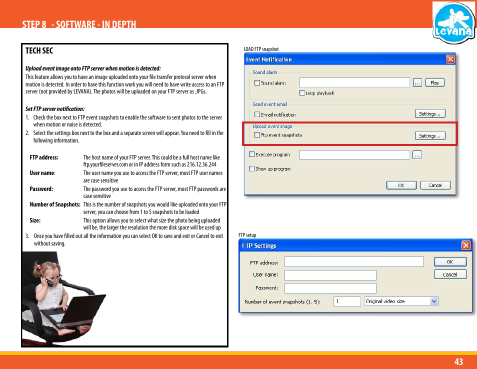 Step 8 - software - in depth, Tech sec | Levana LV-TW500 User Manual | Page 43 / 52