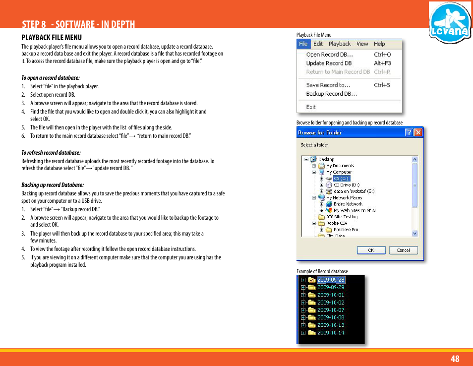 Step 8 - software - in depth | Levana LV-TW500 User Manual | Page 48 / 52