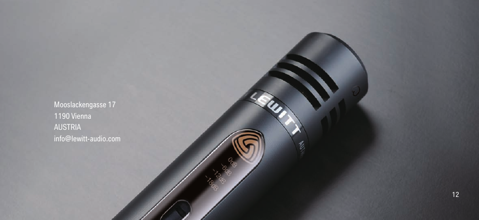 LEWITT LCT 340 User Manual | Page 12 / 13