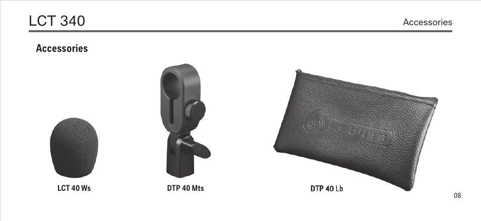 Lct 340 | LEWITT LCT 340 User Manual | Page 8 / 13