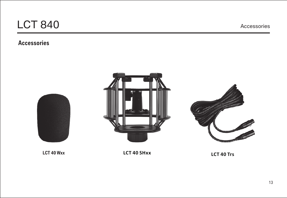 Lct 840 | LEWITT LCT 840 User Manual | Page 13 / 18