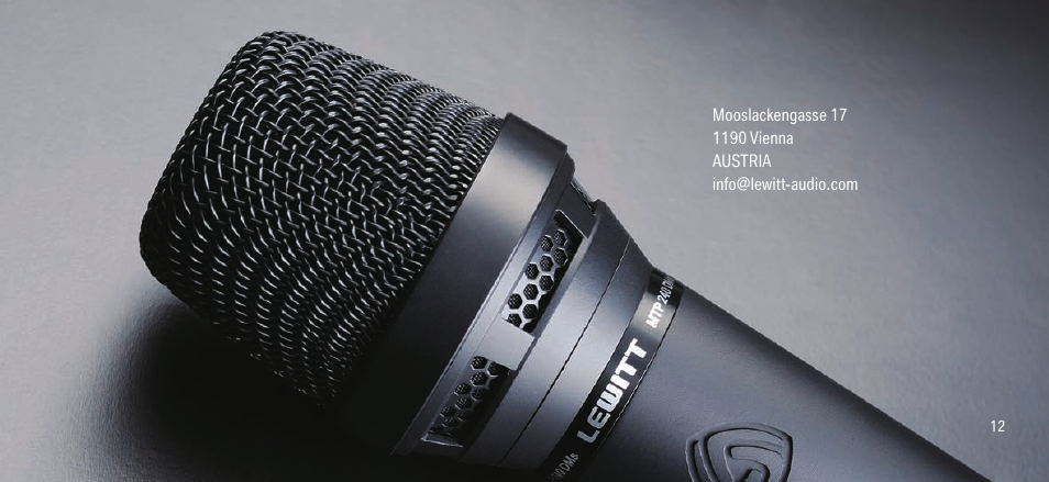 LEWITT MTP 240 DM/DMs User Manual | Page 12 / 13