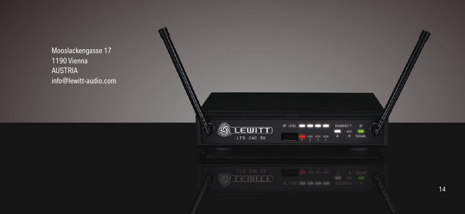 LEWITT LTS 240 Diversity C+D User Manual | Page 13 / 14