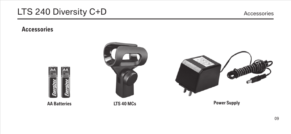 Lts 240 diversity c+d | LEWITT LTS 240 Diversity C+D User Manual | Page 9 / 14