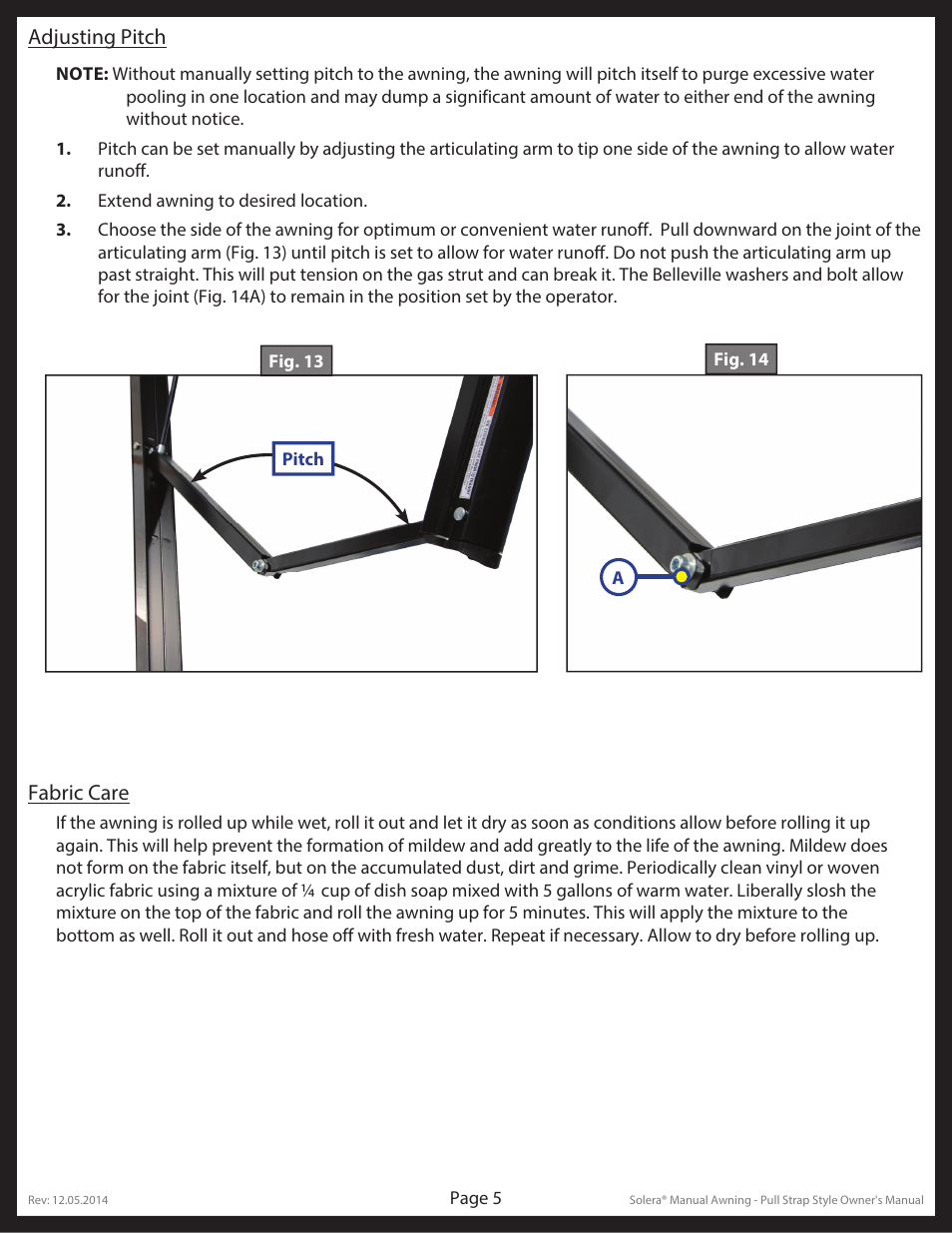 Lippert Components Solera® Manual Pull Strap Awning User Manual | Page 5 / 10