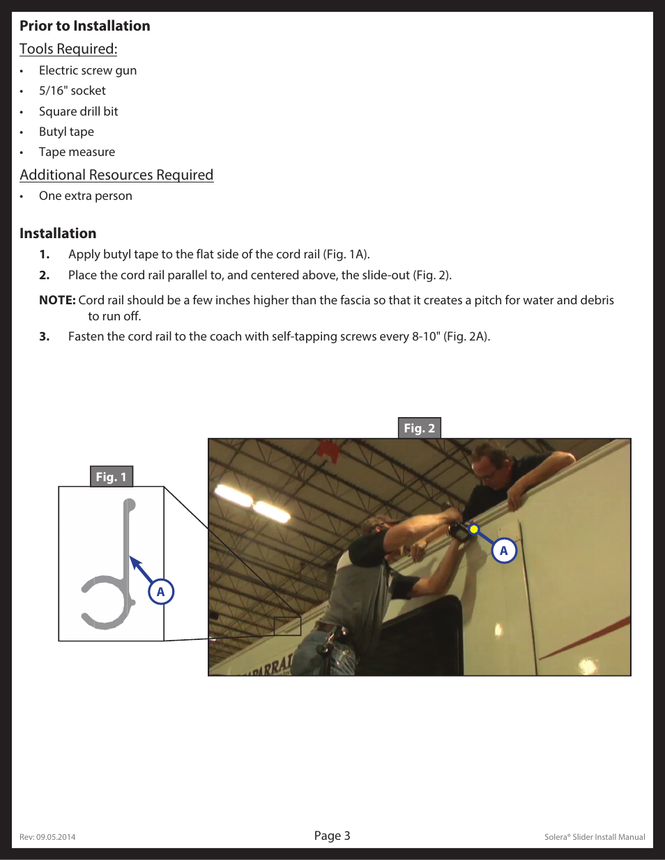 Lippert Components Solera Slider User Manual | Page 3 / 6