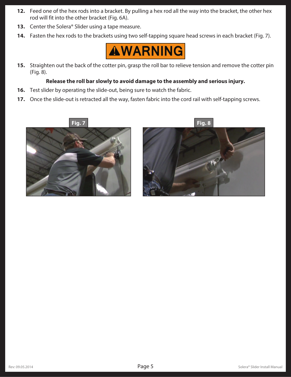 Lippert Components Solera Slider User Manual | Page 5 / 6