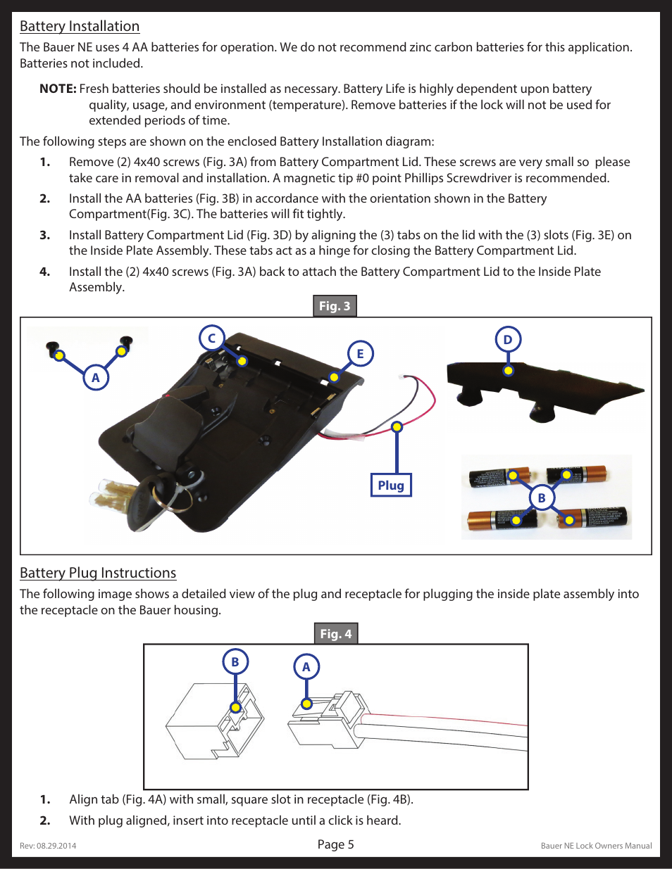 Lippert Components Bauer NE Lock User Manual | Page 5 / 8