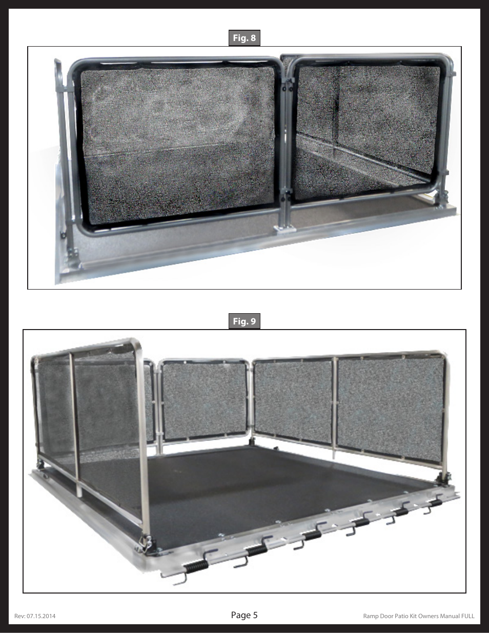 Lippert Components Ramp Door Patio Kit User Manual | Page 5 / 6