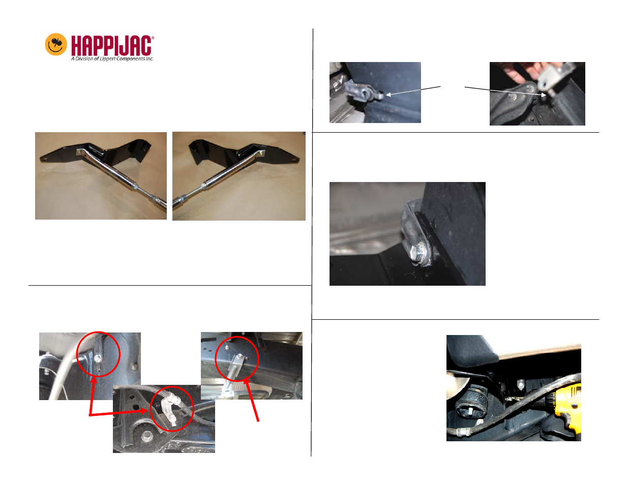 Lippert Components 07-10 Tundra Camper Tiedowns User Manual | 3 pages