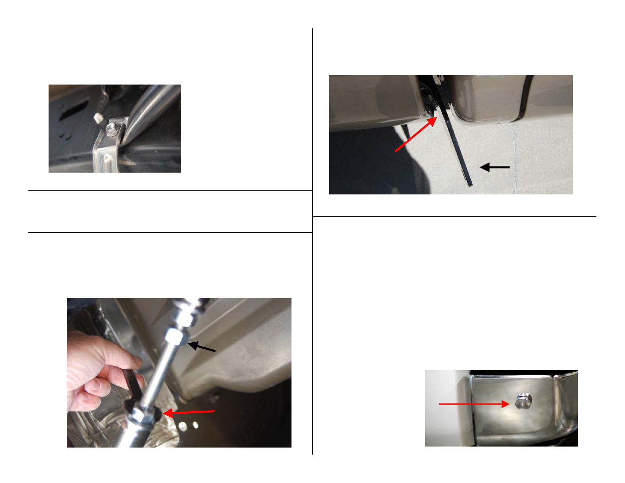 Cab bed, Jam nut adjusting nut, Rear anchors anchor plate | Passenger side shown | Lippert Components 07-10 Tundra Camper Tiedowns User Manual | Page 2 / 3