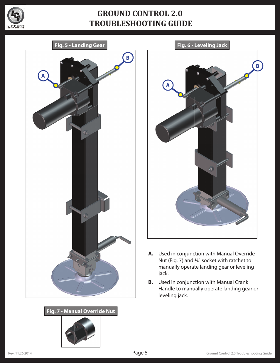 Ground control 2.0 troubleshooting guide | Lippert Components Ground Control 2.0 User Manual | Page 5 / 10