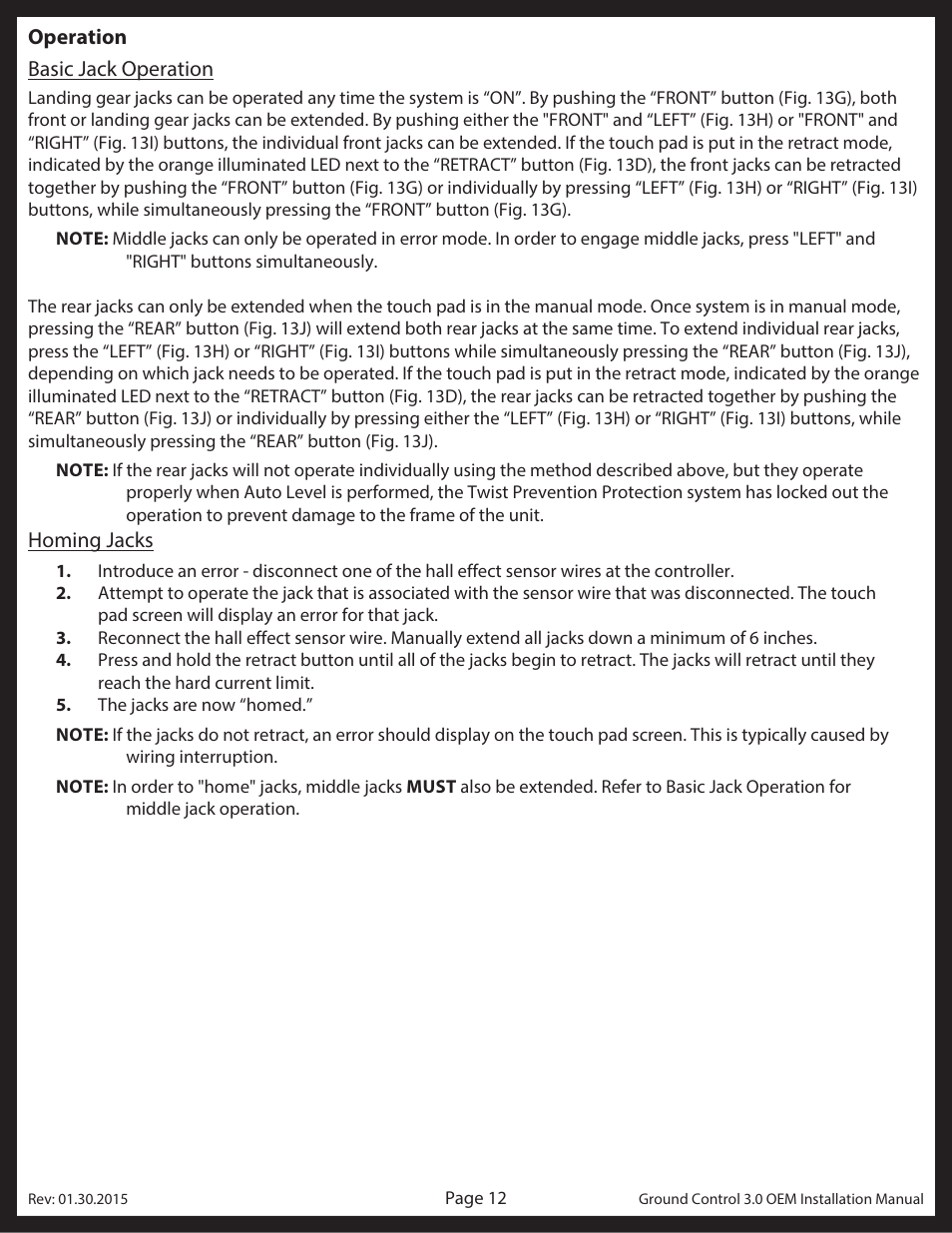Lippert Components Ground Control 3.0 OEM User Manual | Page 12 / 15