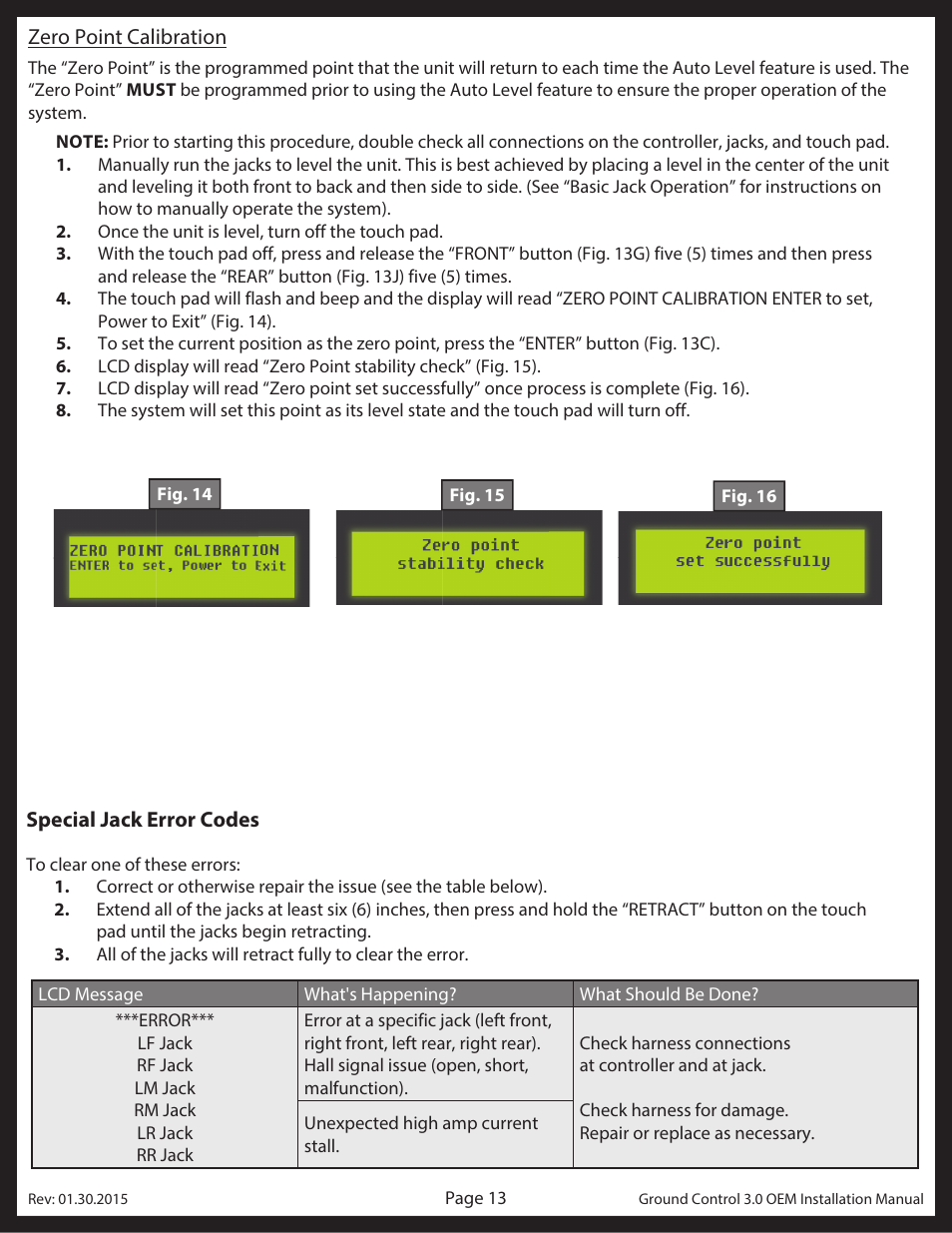 Lippert Components Ground Control 3.0 OEM User Manual | Page 13 / 15