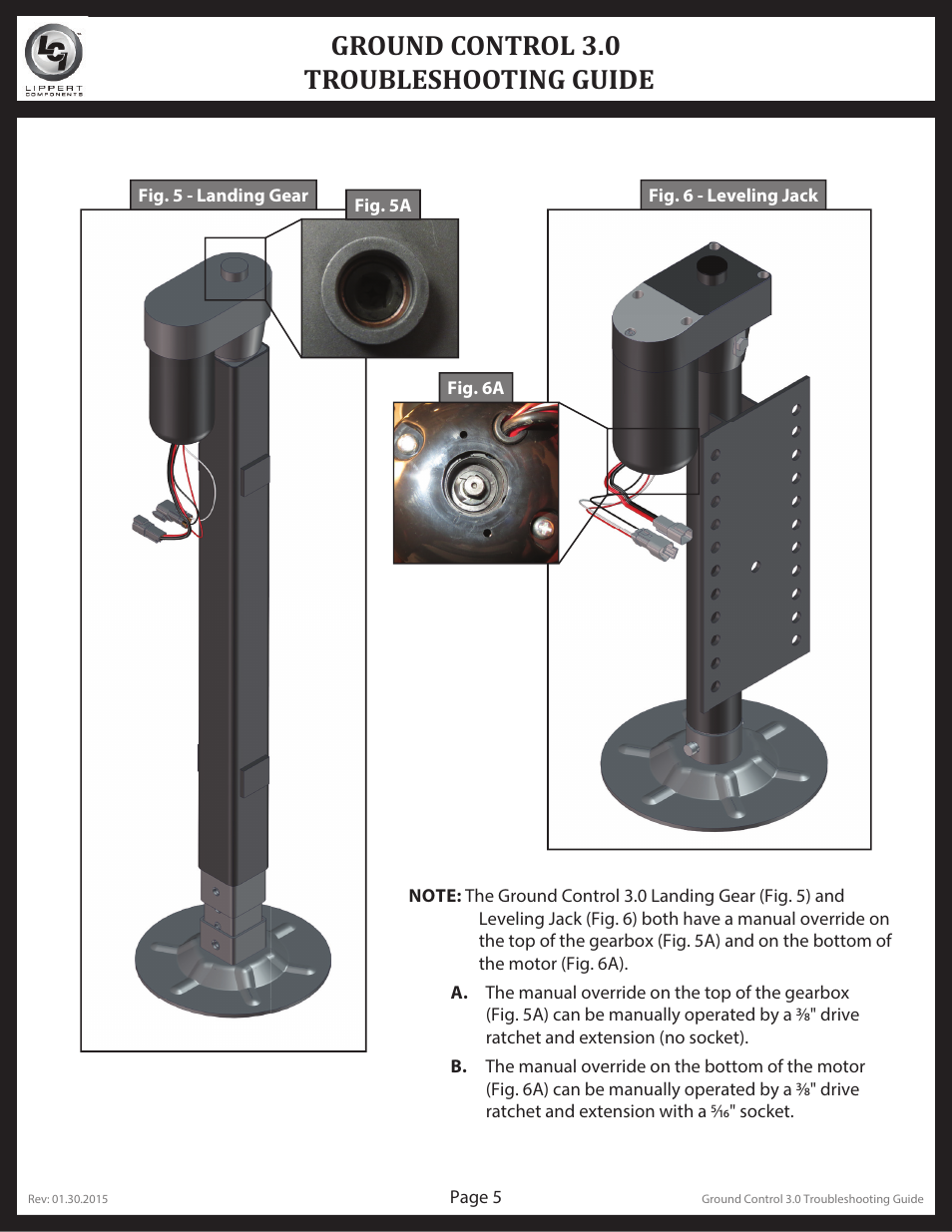 Ground control 3.0 troubleshooting guide | Lippert Components Ground Control 3.0 User Manual | Page 5 / 13