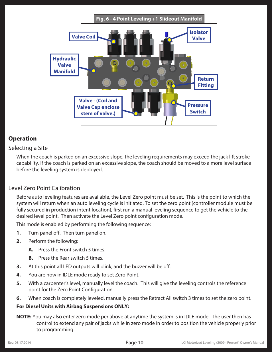Lippert Components LCI Motorized Leveling (2009 - Present) User Manual | Page 10 / 19