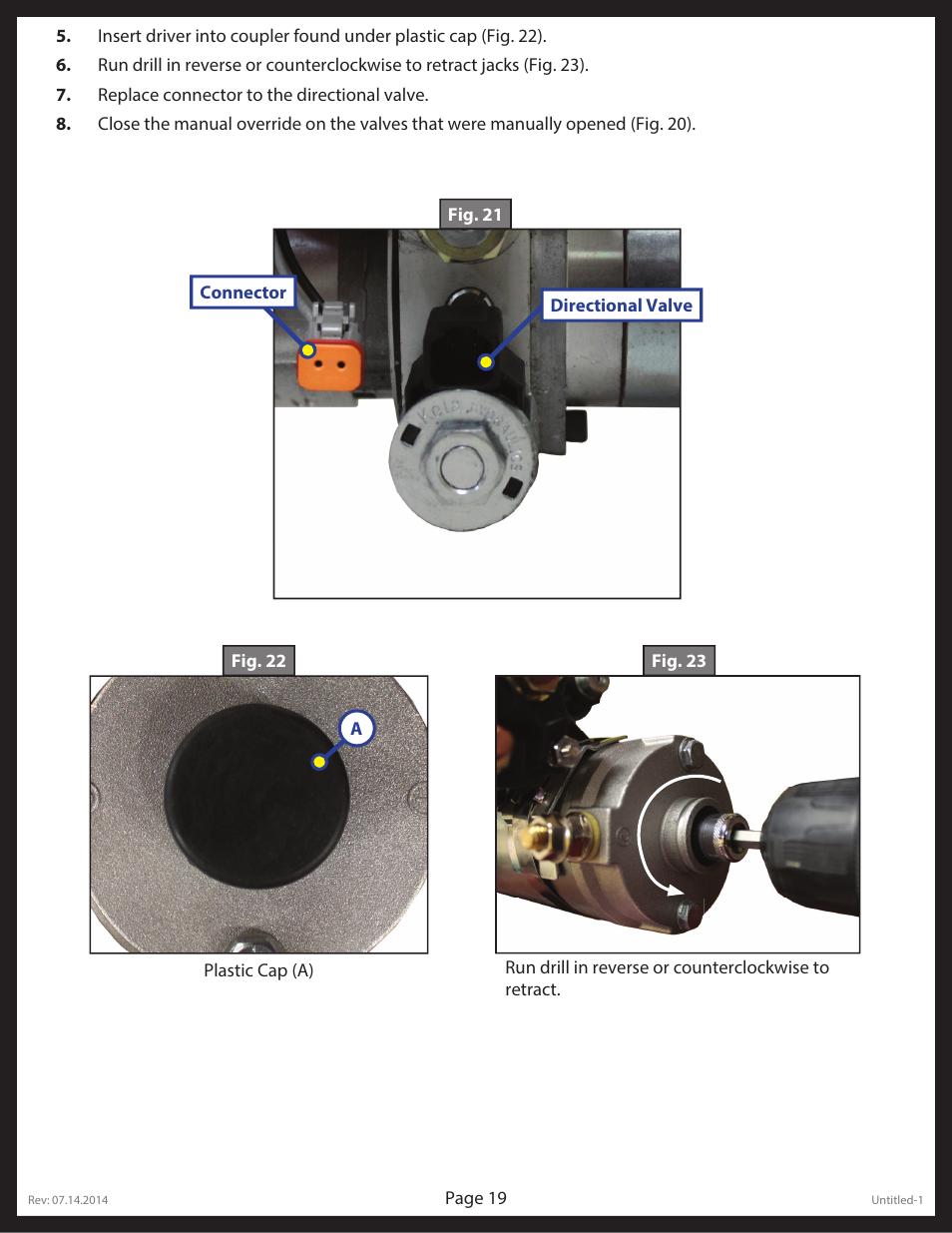 Lippert Components LCI Electronic/Hydraulic Leveling & Slideout User Manual | Page 19 / 31