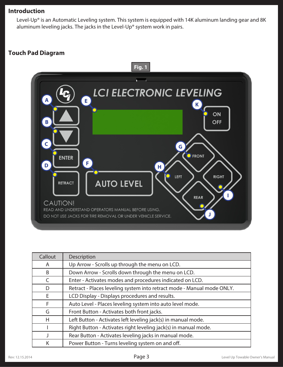 Lippert Components Level Up User Manual | Page 3 / 10