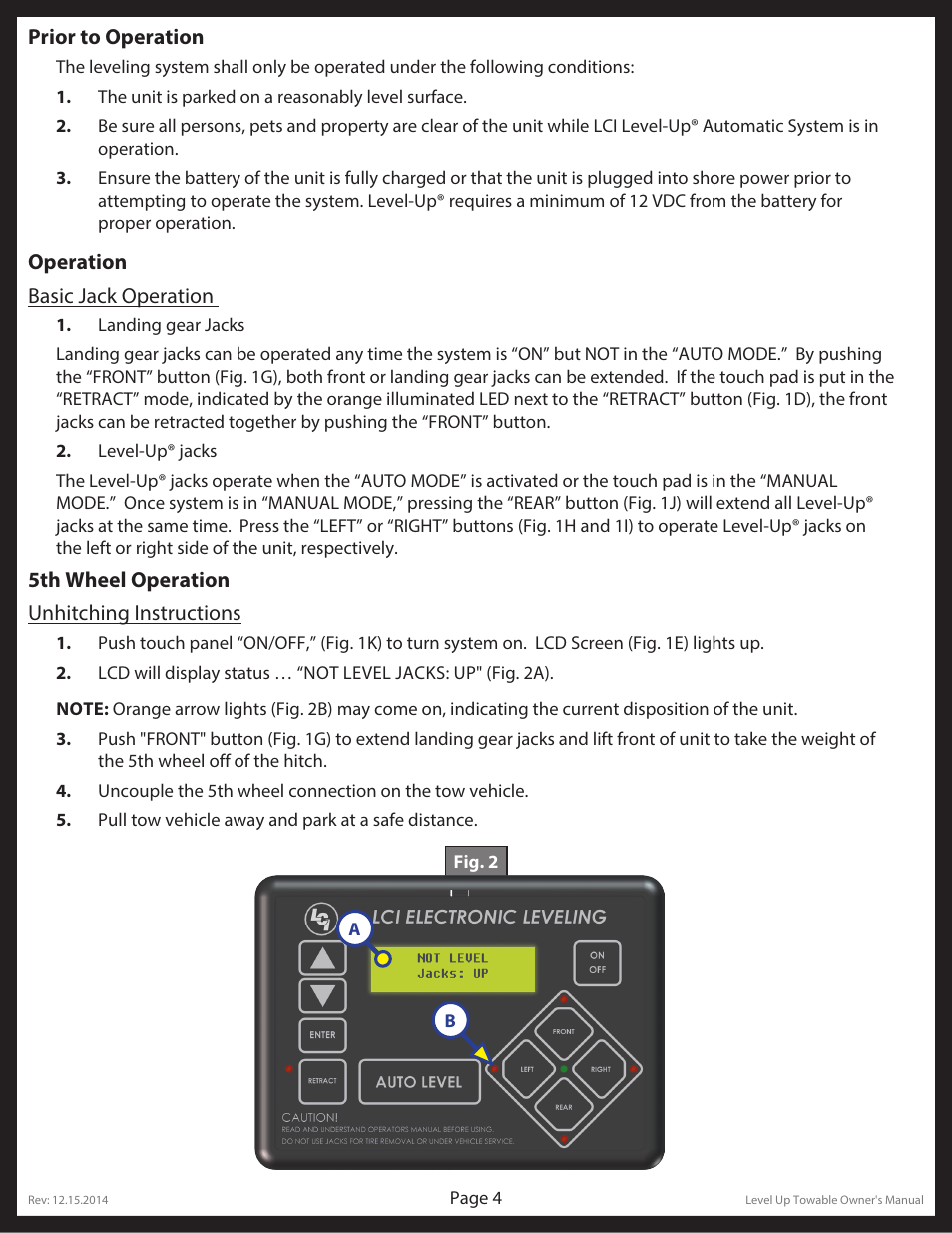 Lippert Components Level Up User Manual | Page 4 / 10