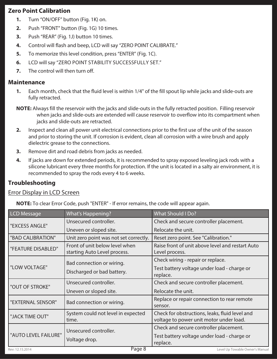 Lippert Components Level Up User Manual | Page 8 / 10