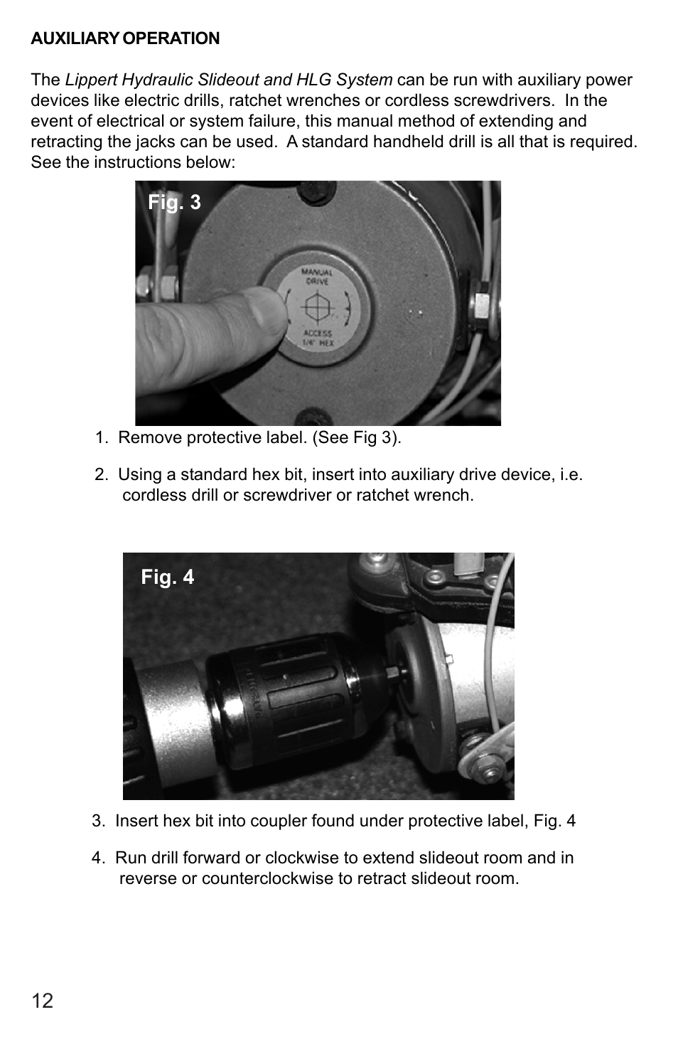 Lippert Components 5th Wheel Hydraulic Slideout And Landing Gear (hlg) System User Manual | Page 12 / 31