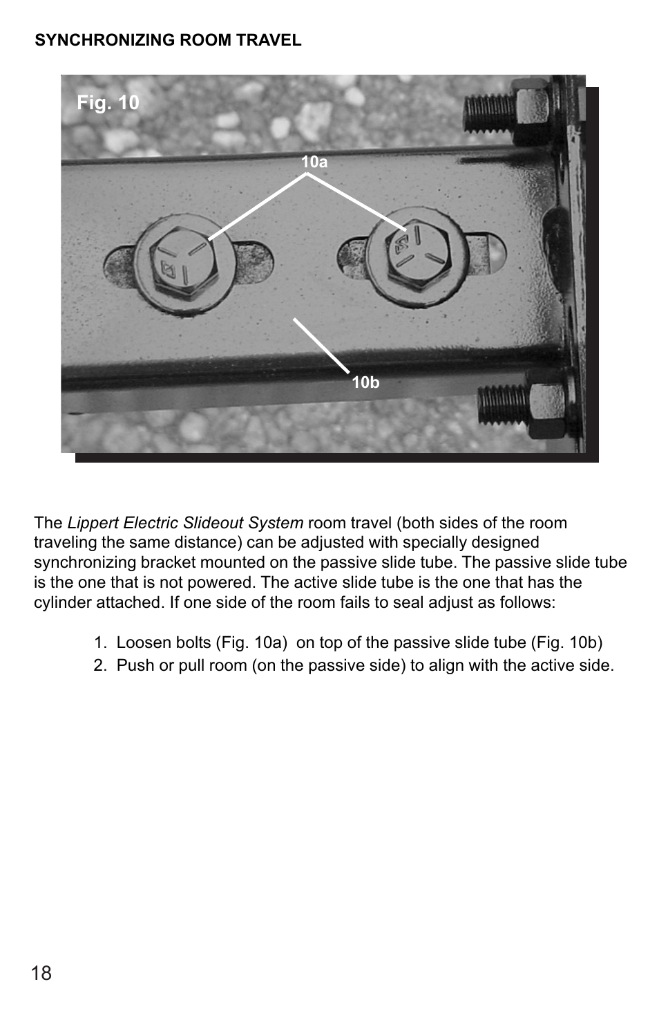 Lippert Components 5th Wheel Hydraulic Slideout And Landing Gear (hlg) System User Manual | Page 18 / 31