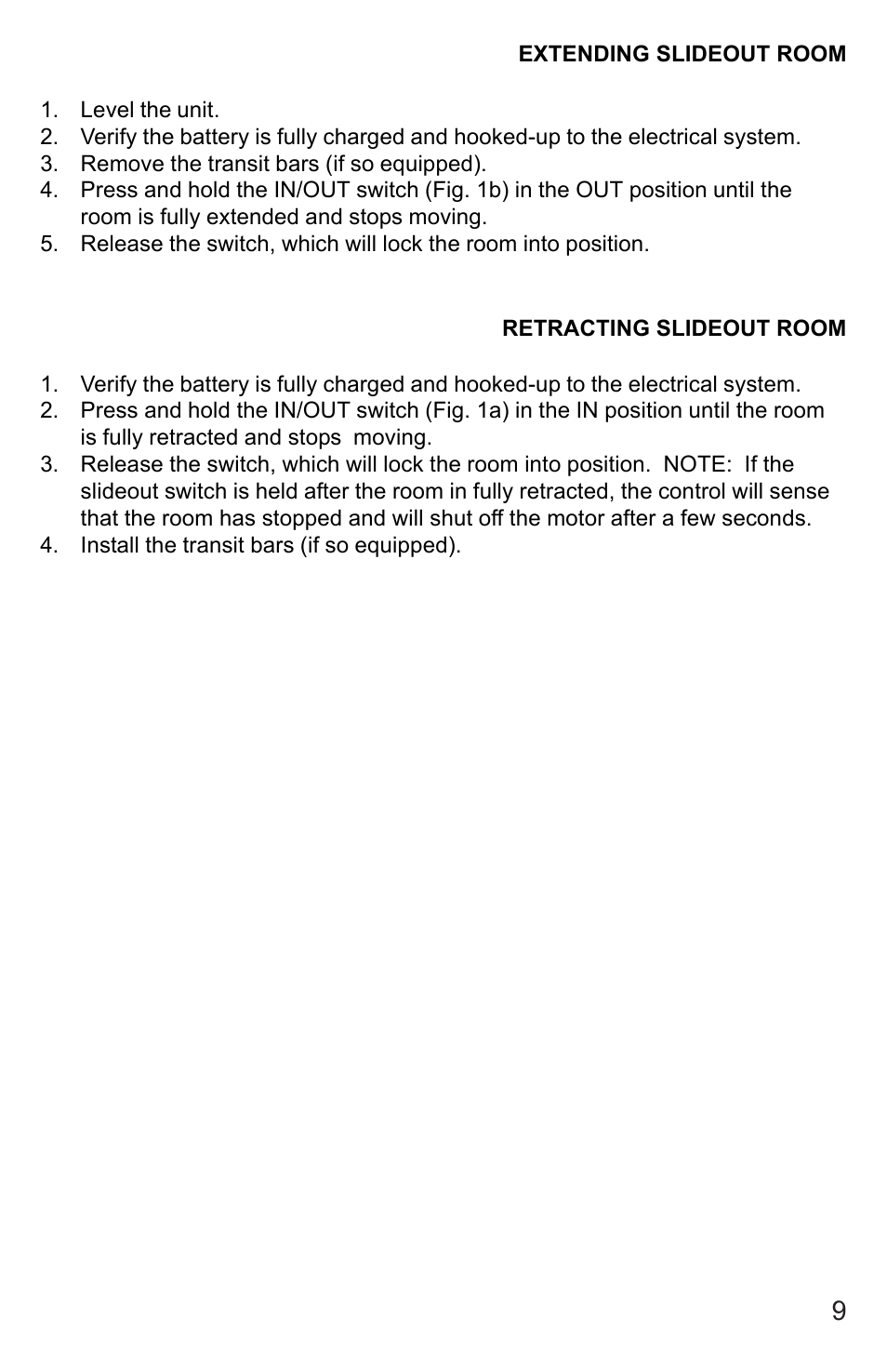 Lippert Components 5th Wheel Hydraulic Slideout And Landing Gear (hlg) System User Manual | Page 9 / 31