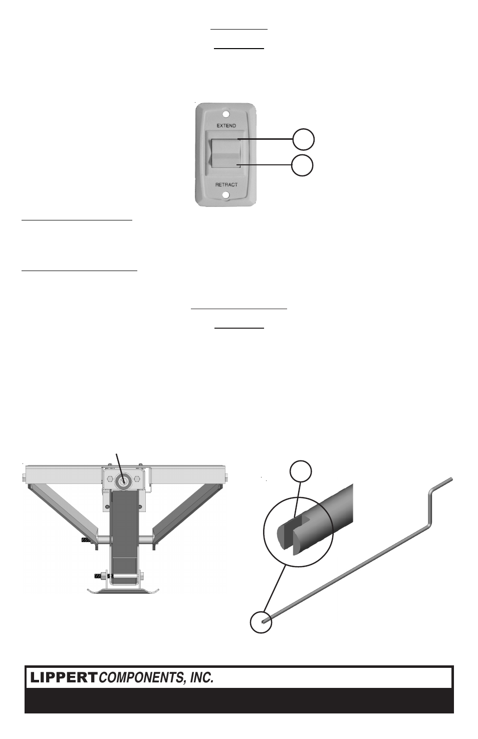 Lippert components, inc. service& warranty, Fig. 1, Fig. 2 | Fig. 3 | Lippert Components Electric Rear Stabilizer Jack User Manual | Page 4 / 4