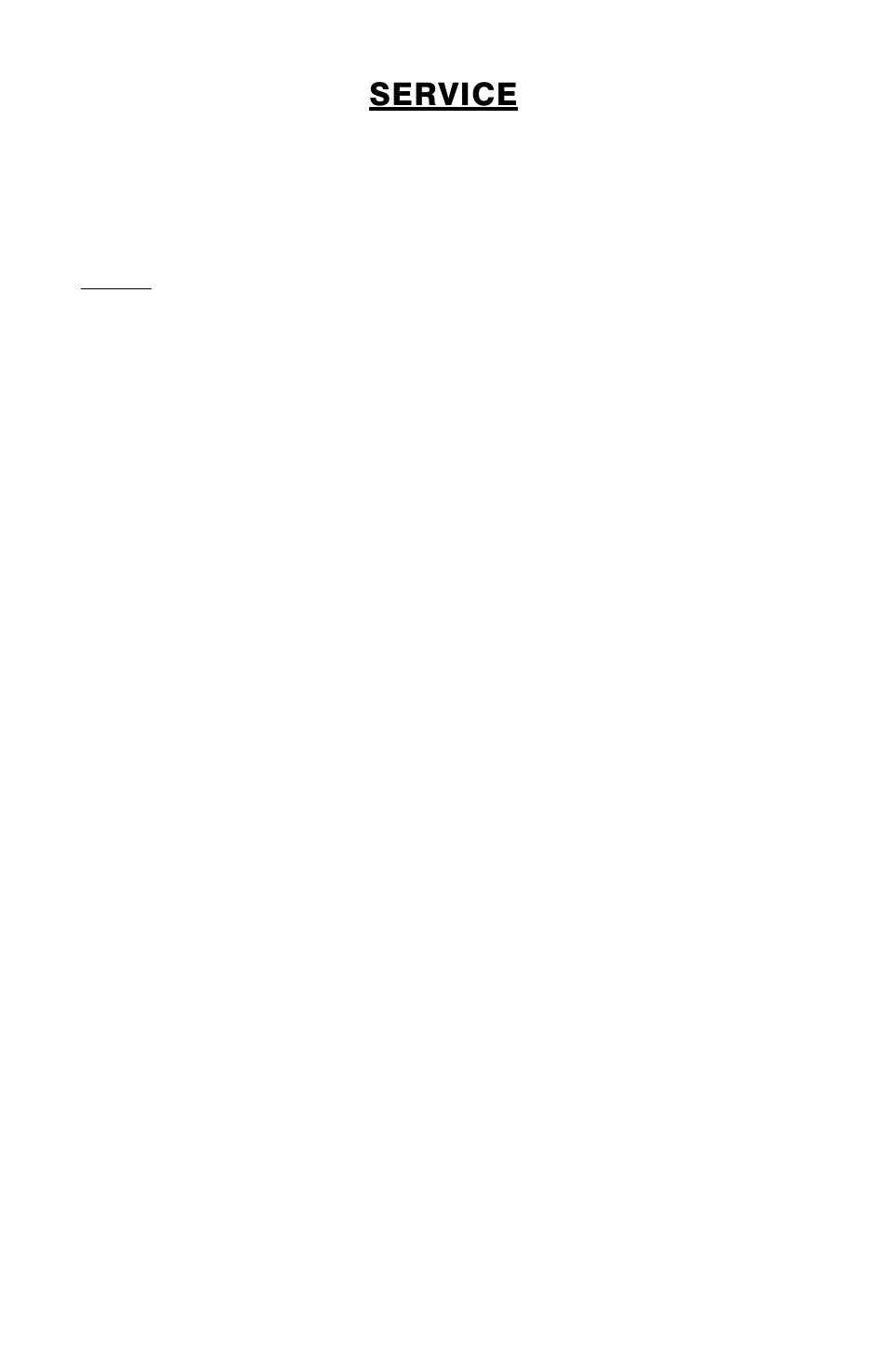 Service | Lippert Components Electric Slideout System User Manual | Page 9 / 20
