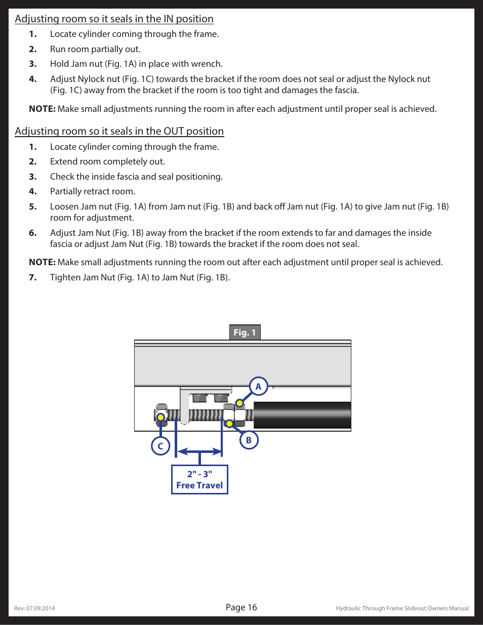 Lippert Components Hydraulic Through Frame Slideout User Manual | Page 16 / 36