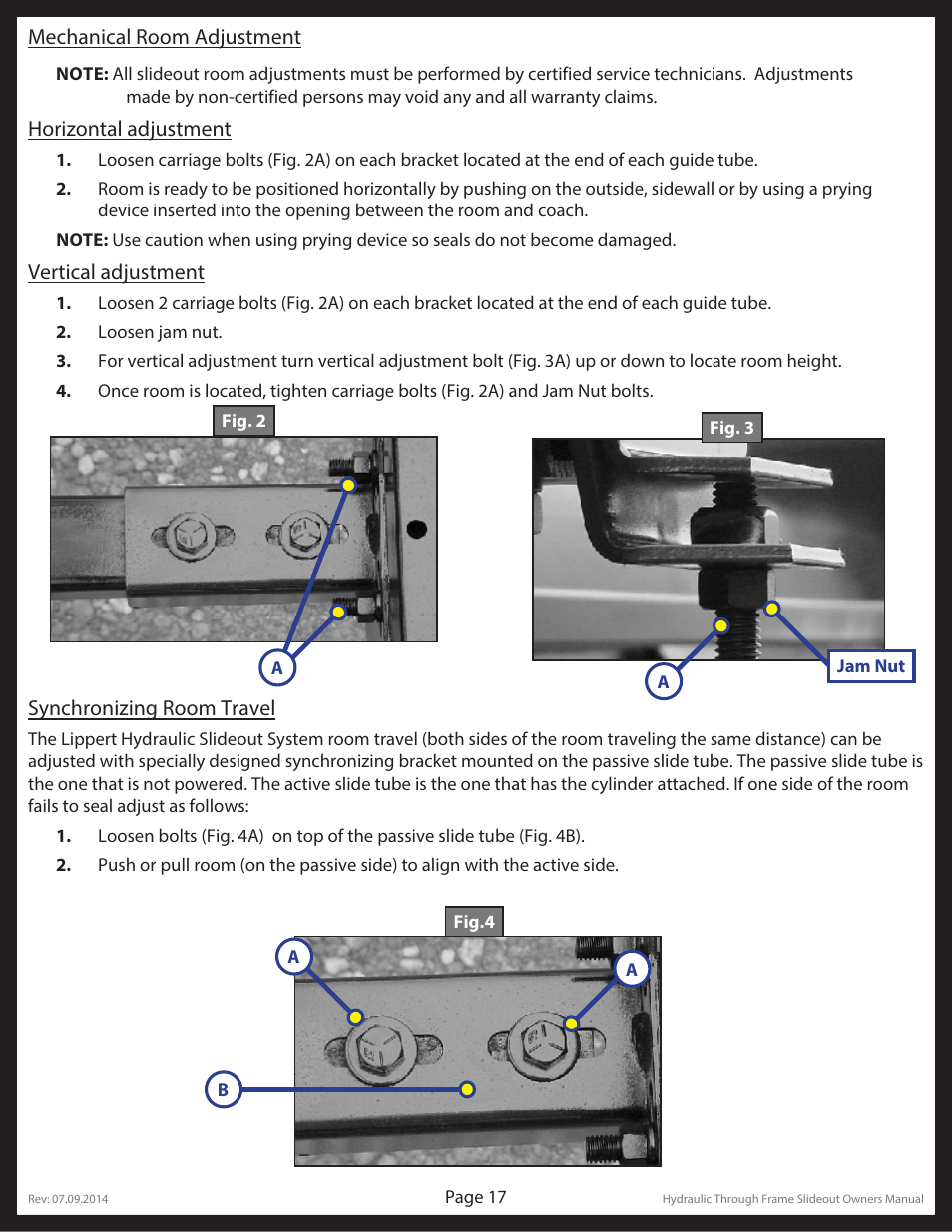 Lippert Components Hydraulic Through Frame Slideout User Manual | Page 17 / 36