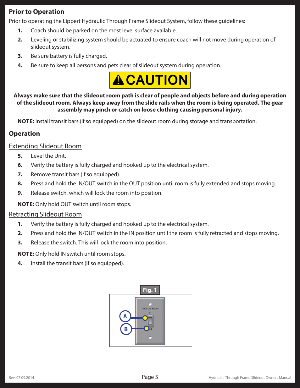 Lippert Components Hydraulic Through Frame Slideout User Manual | Page 5 / 36
