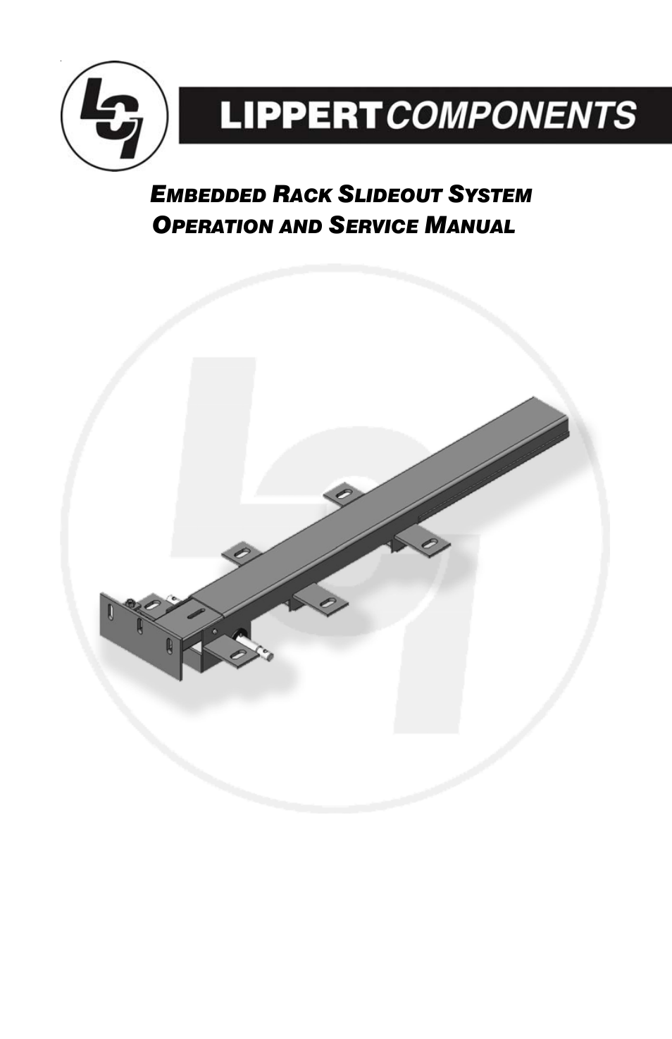 Lippert Components Embedded Rack Slideout System User Manual | 16 pages