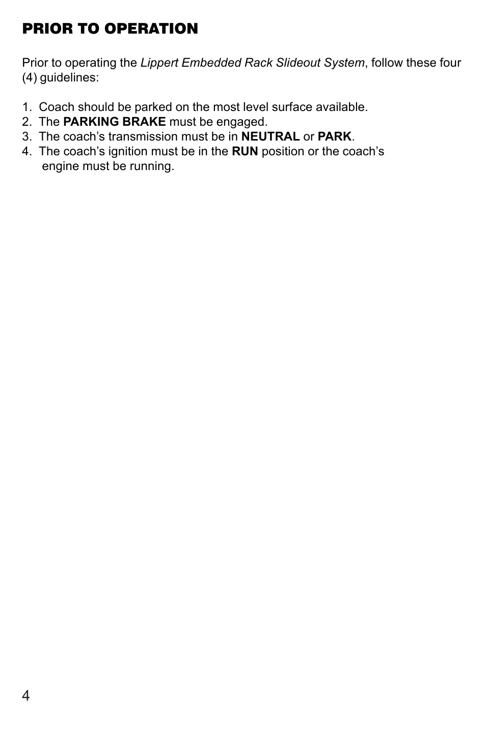 Lippert Components Embedded Rack Slideout System User Manual | Page 4 / 16