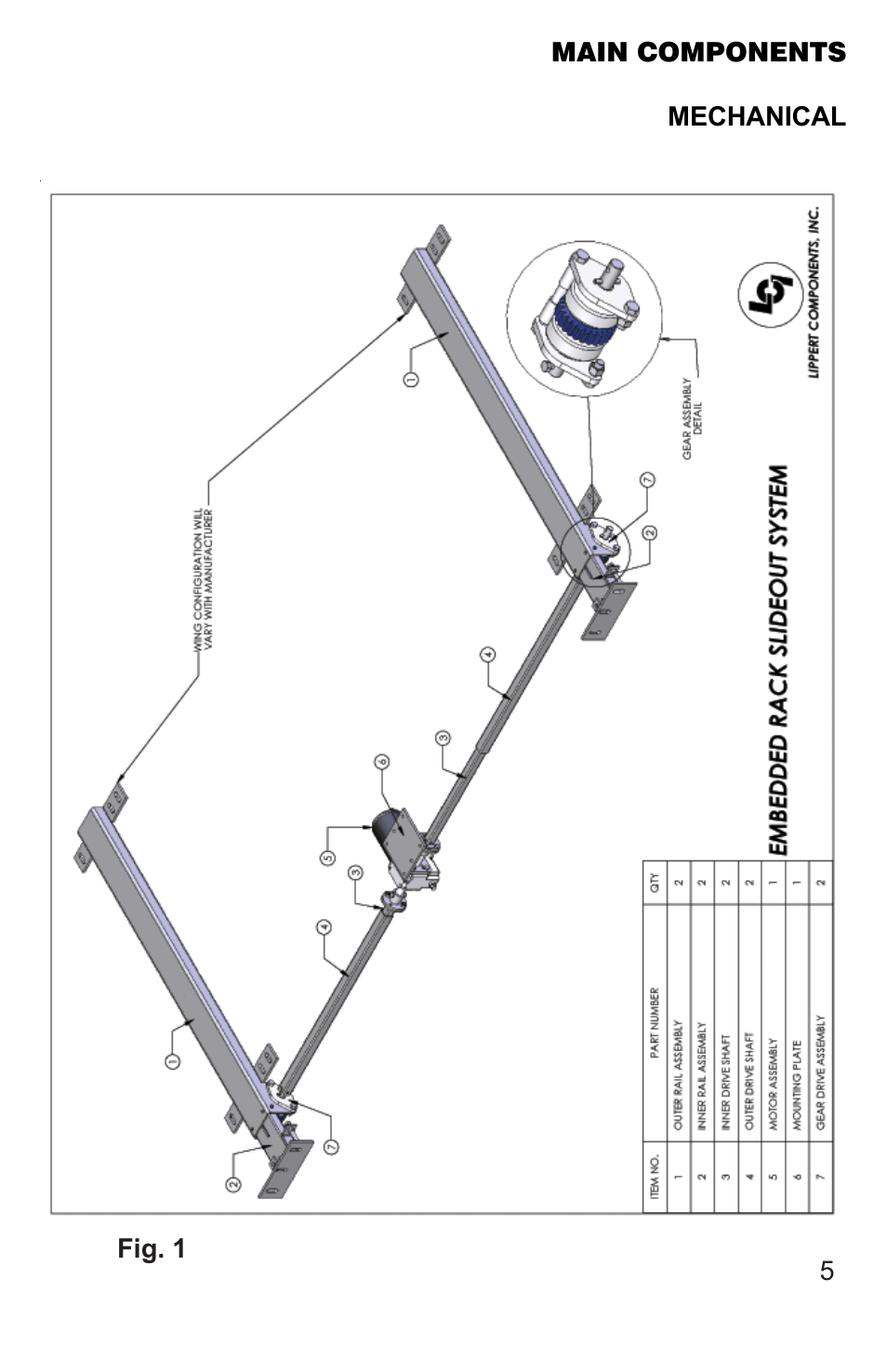 Lippert Components Embedded Rack Slideout System User Manual | Page 5 / 16